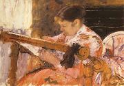 Mary Cassatt, Lydia at a Tapestry Loom